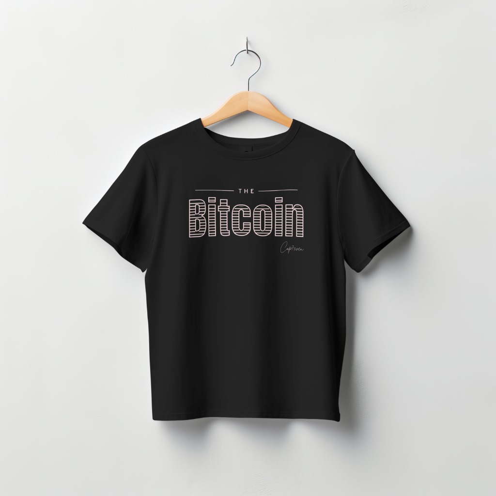 ​T-Shirt Black Bitcoin