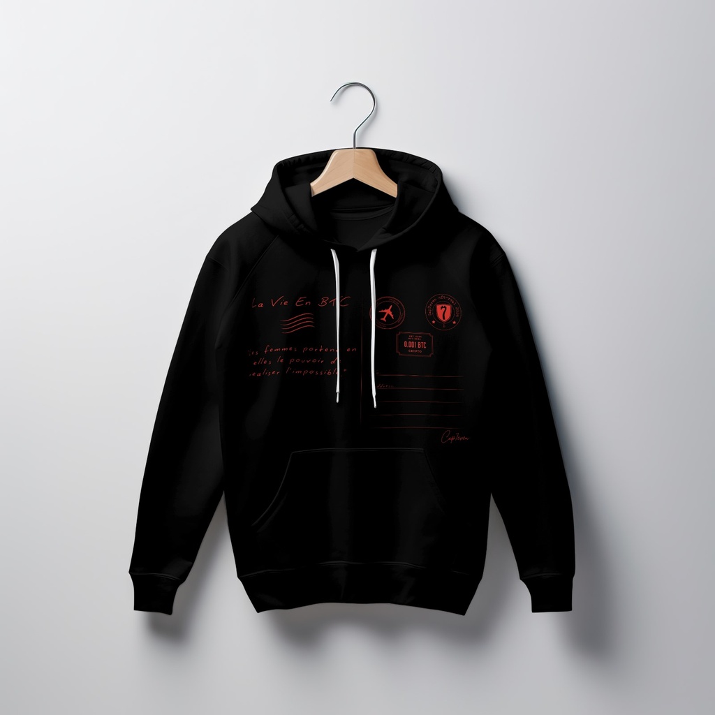 Hoodie Black Life In Btc