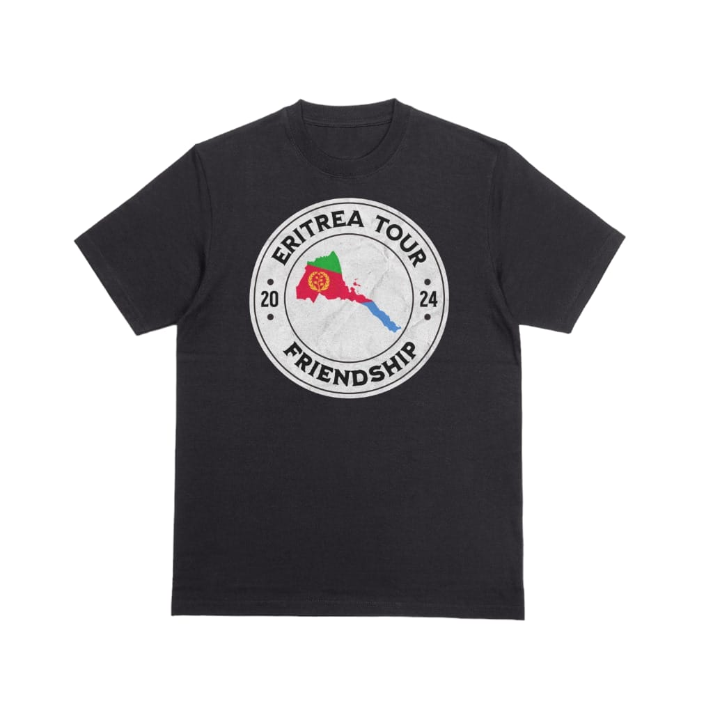t-shirt Black Eritrea tour Friendship