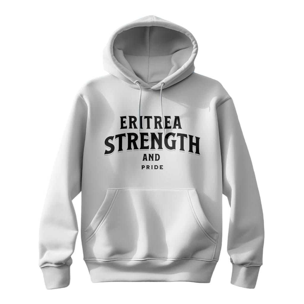 Hoodie White Eritrea And Pride