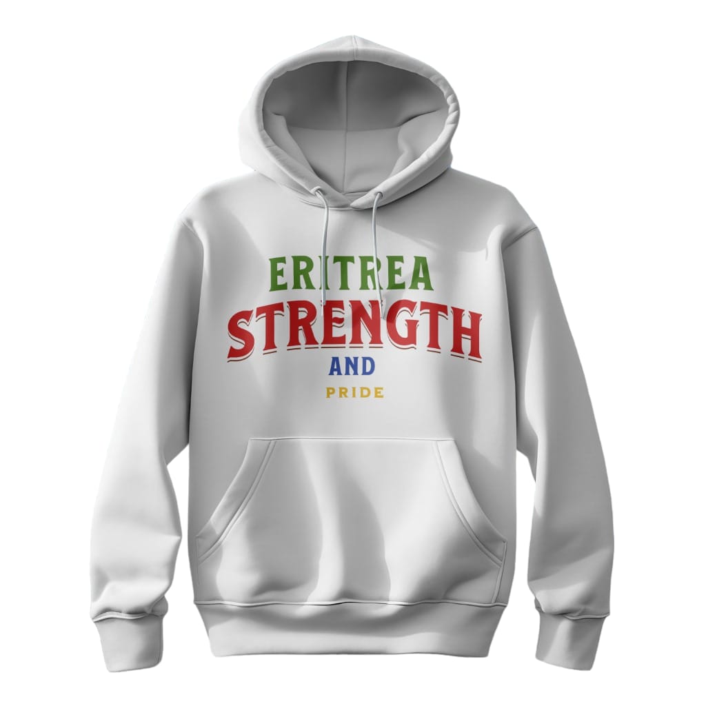 Hoodie White Ertrea And Pride