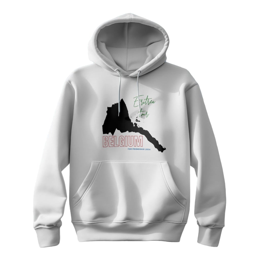 Hoodie White Eritrea For Friendship