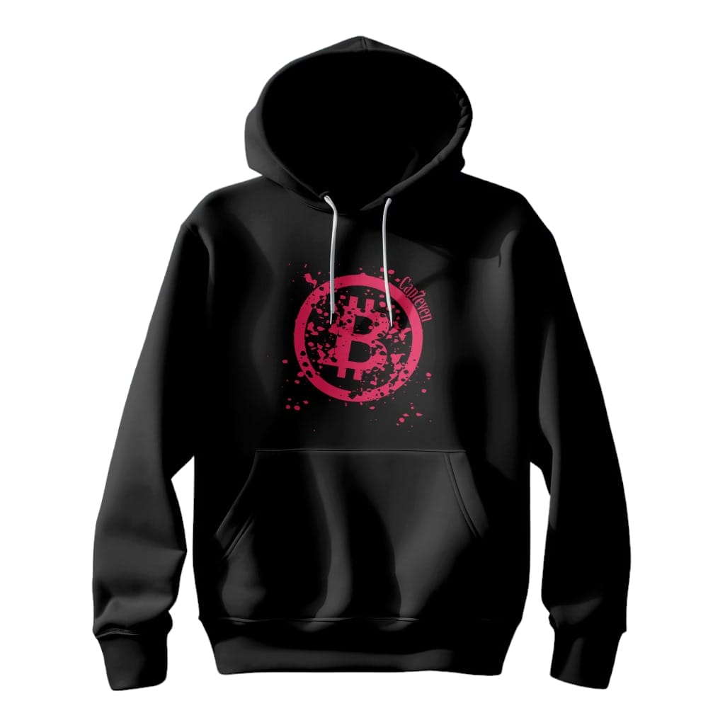 Hoodie black bitcoin